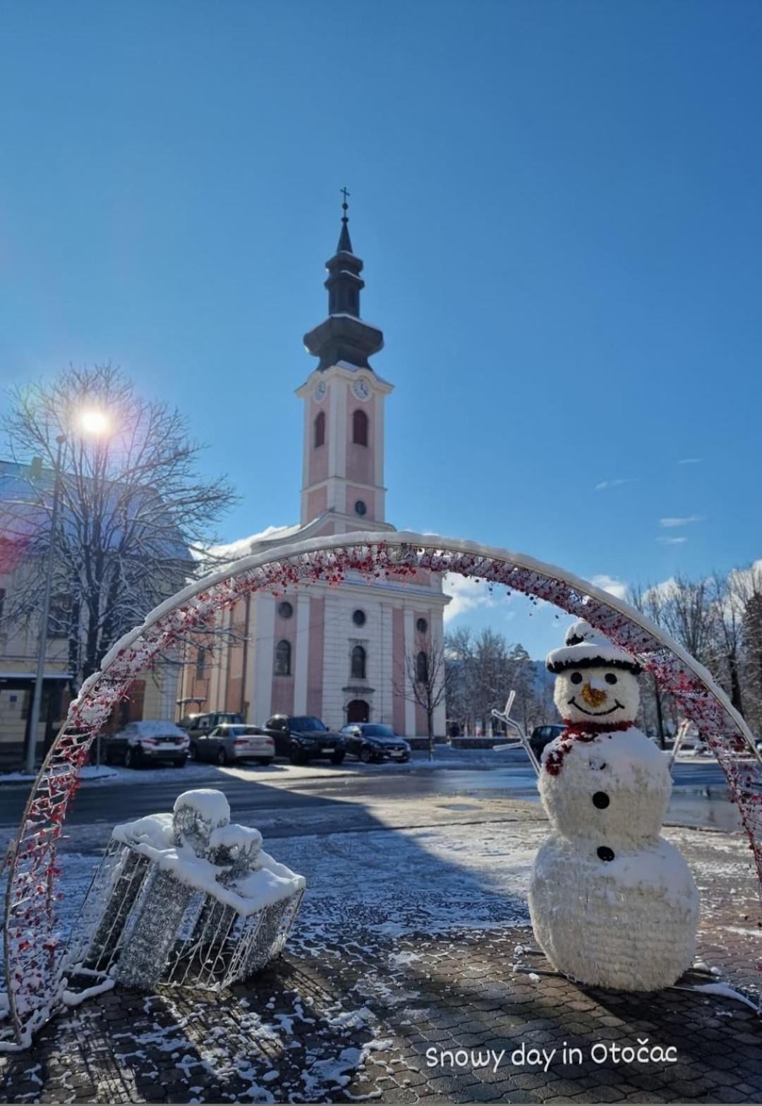 Apartman Swans Оточац Экстерьер фото